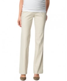 A Pea In The Pod Maternity Linen-Blend Bootcut Pants