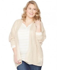 Wendy Bellissimo Maternity Plus Size Open-Front Cardigan