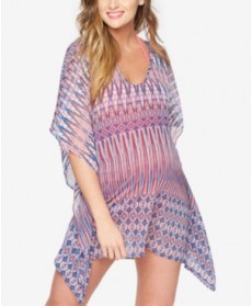 A Pea in the Pod Maternity Printed Swim Cover-Up