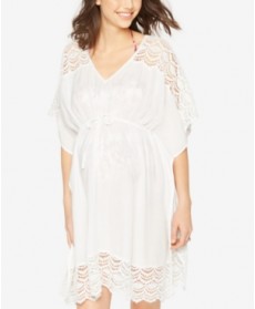 A Pea In The Pod Maternity Lace-Sleeve Cover-Up