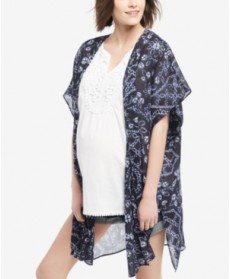 Motherhood Maternity Printed Kimono