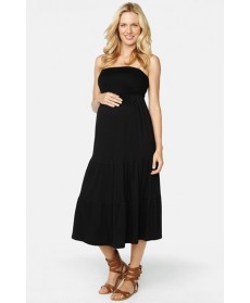 Maternal America Convertible Strapless Maternity Dress