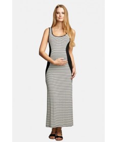 The Urban Ma Scoop Neck Maxi Maternity Dress