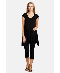 Urbanma Cap Sleeve Maternity Tunic