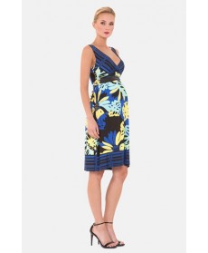 Olian 'Ariana' Print Jersey Maternity Dress