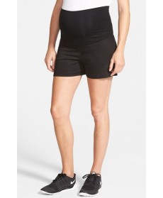 Olian Twill Maternity Shorts