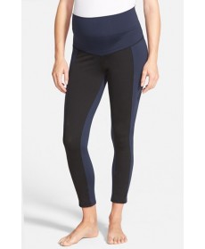 Maternal America Crop Maternity Yoga Pants