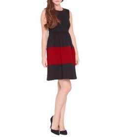 Olian 'Caroline' Colorblock Maternity Dress