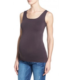 Tees By Tina Scoop Neck Maternity Tank
