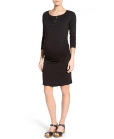 Lab 'Wendy' Maternity/nursing Midi Dress