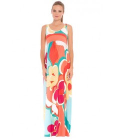 Olian 'Justine' Print Maternity Maxi Dress