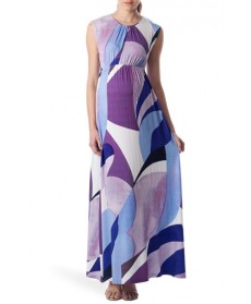 Pietro Brunelli 'Alassio' Graphic Maternity Maxi Dress