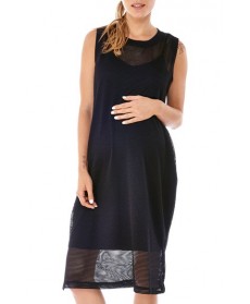 Imanimo Sporty Mesh Maternity Dress