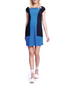 Maternal America Colorblock Maternity T-Shirt Dress