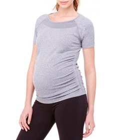Ingrid & Isabel Active Ruched Maternity Top