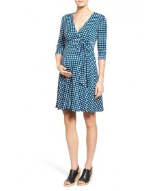 Leota 'Perfect Wrap' Maternity Dress