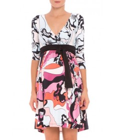 Olian 'Tamara' Print Maternity Dress