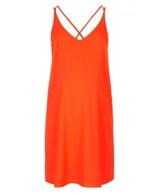 Topshop X-Back Maternity Slipdress - Red