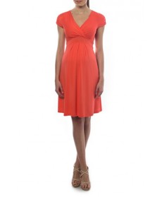 Pietro Brunelli 'Jill' Gathered Surplice Maternity Dress