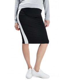 Topshop Side Stripe Maternity Tube Skirt