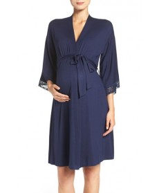 Belabumbum 'Eva' Maternity Robe - Blue