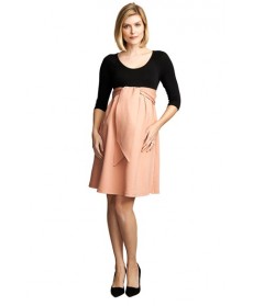 Maternal America Front Tie Maternity Dress