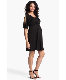 Maternal America Split Sleeve Maternity Dress