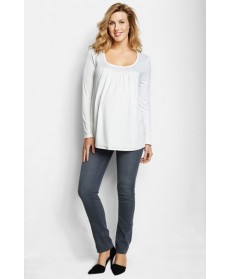 Maternal America Chiffon Knit Maternity Top