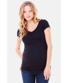 Ingrid & Isabel V-Neck Short Sleeve Maternity Tee