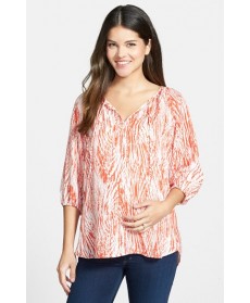 Loyal Hana Maternity/nursing Peasant Top