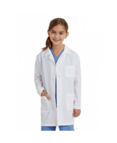 Landau kids medical lab coat - White 