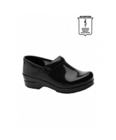 Dansko Professional patent leather nursing clog - Black 