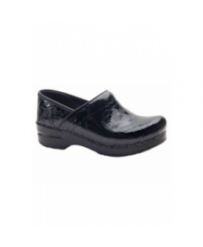 Dansko Professional tooled leather nursing clog - Black 