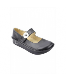 Alegria Paloma Black Nappa clog - Black Nappa 