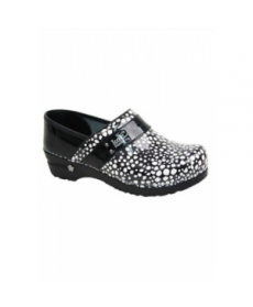 Koi by Sanita Lindsey Lava nursing shoe - Black/white 