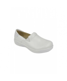 Alegria Keli White Waxy nursing shoes - White Waxy 