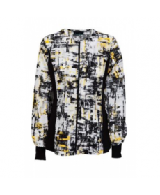 Cherokee Flexibles In the Abstract print scrub jacket - In the Abstract 