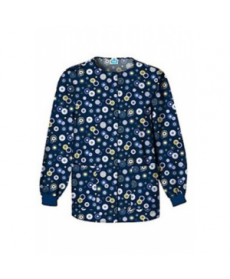 Cherokee Scrub HQ Dots Wonderful print scrub jacket - Dots Wonderful 