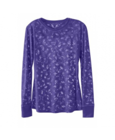 Smitten Jealous long sleeve burnout tee ystic Violet 