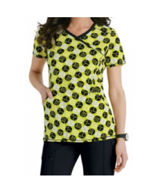 Infinity by Cherokee Dots So Mod print scrub top with Certainty - Dots So Mod 