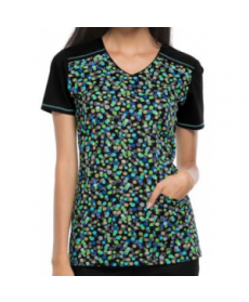 Cherokee Runway Youve Dot It print top - Youve Dot It 