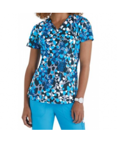 Greys Anatomy Eclectic print scrub top - Eclectic 