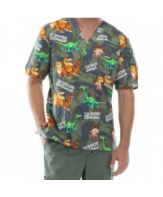 Cherokee Tooniforms The Good Dinosaur print scrub top - The Good Dinosaur 