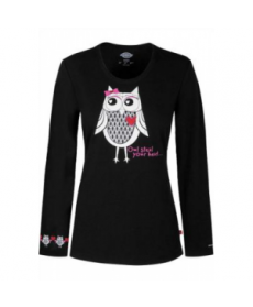 Dickies EDS Signature Owl Steal Your Heart print knit tee - Owl Steal Your Heart 