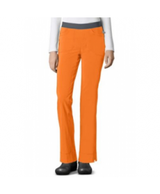 Infinity by Cherokee low rise slim pull on scrub pants with Certainty - Orangeade 