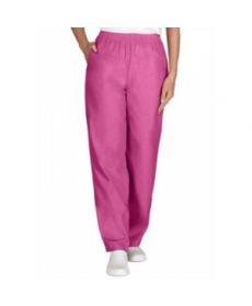 Fundamentals elastic waist two-pocket scrub pant - Pink 
