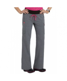 Smitten Legendary drawstring fashion scrub pants - Heather grey 