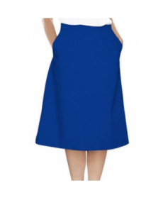 Landau A-line scrub skirt - Royal 