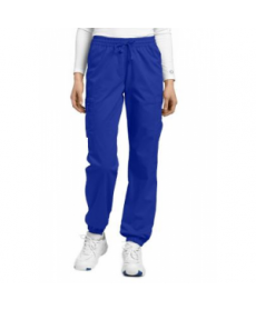 White Cross Allure Jogger drawstring scrub pant - Galaxy blue 