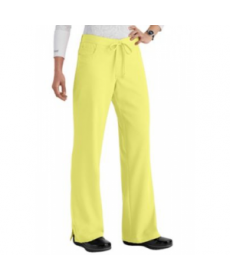 Greys Anatomy -pocket drawstring scrub pant - Citron - PXS